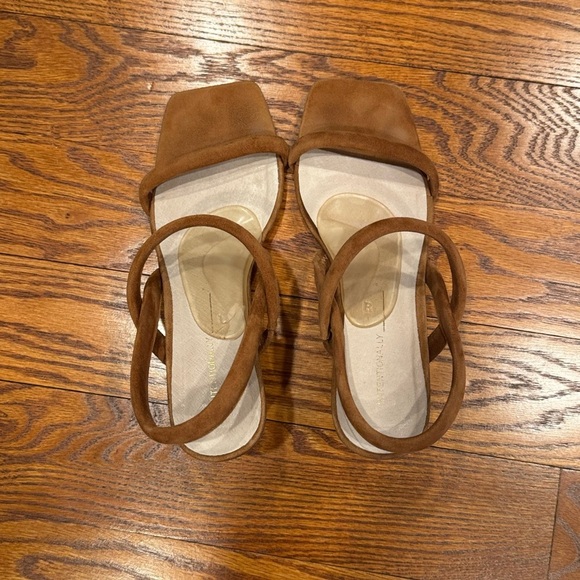 Intentionally Blank Kifton Heels in Chestnut Brown Suede Sandal Size 9 Worn Once - Picture 3 of 11